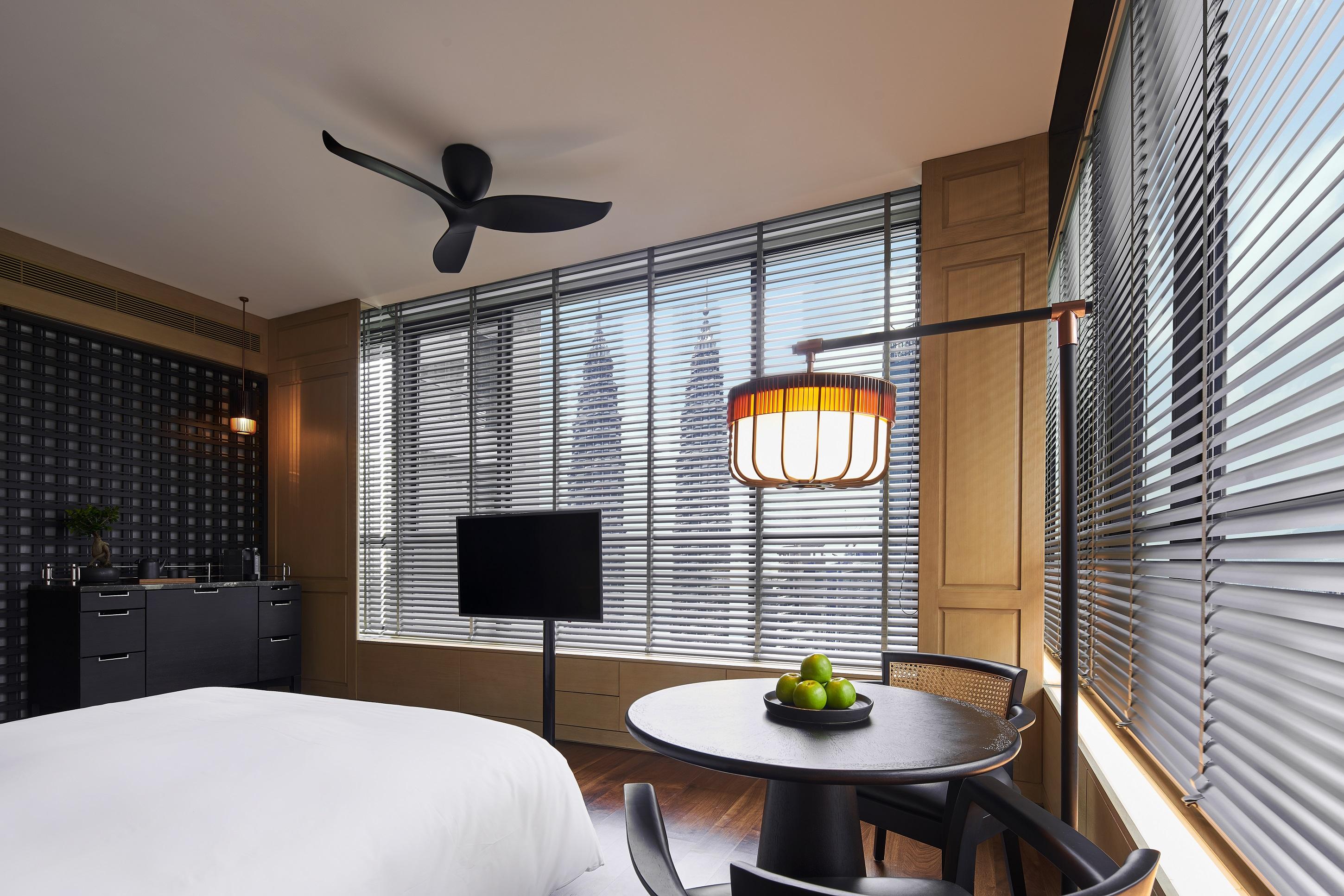 The Ruma Hotel And Residences Kuala Lumpur Exterior photo A modern fan with a light kit