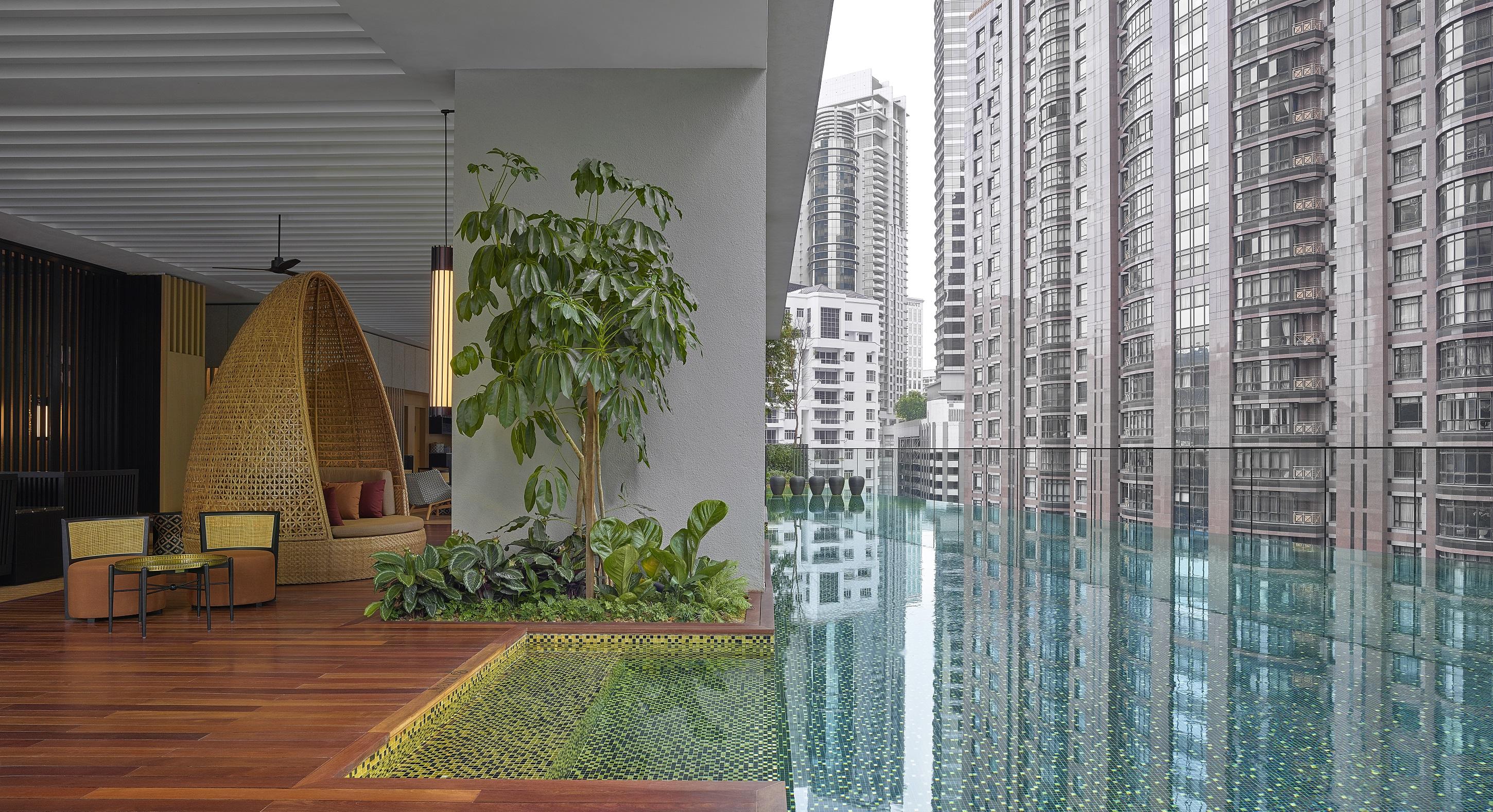 The Ruma Hotel And Residences Kuala Lumpur Exterior photo The pool at the hotel