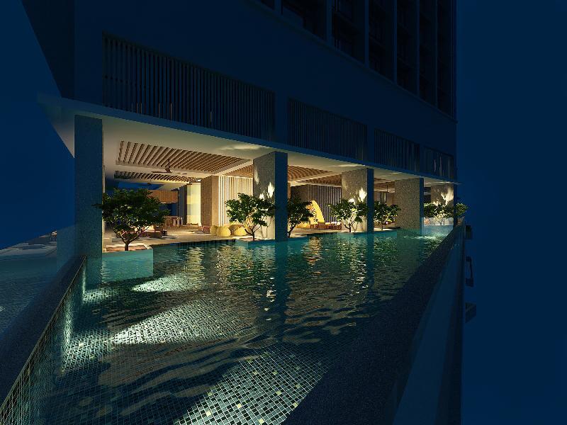 The Ruma Hotel And Residences Kuala Lumpur Exterior photo The pool at the 1018